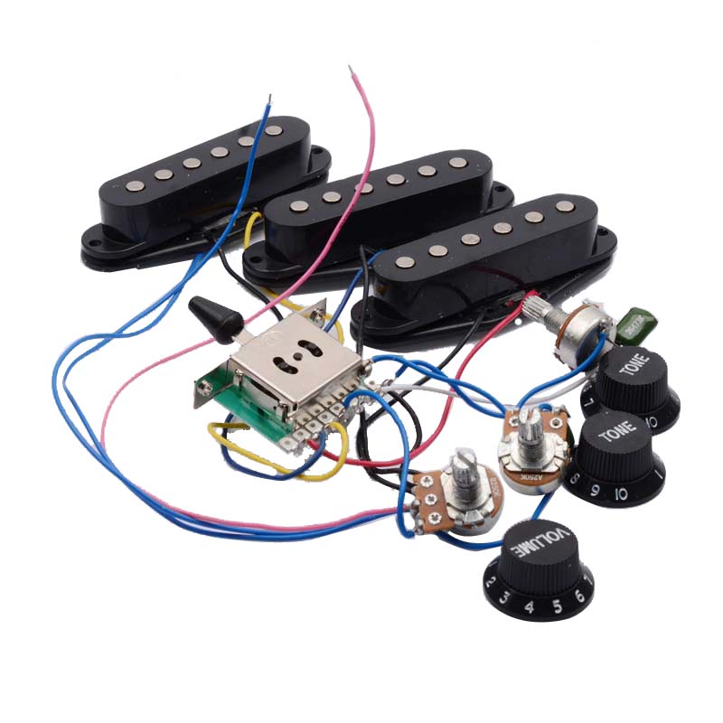Diy Electric Guitar Electronics - Elektrik gitar Pickup kablo demeti için