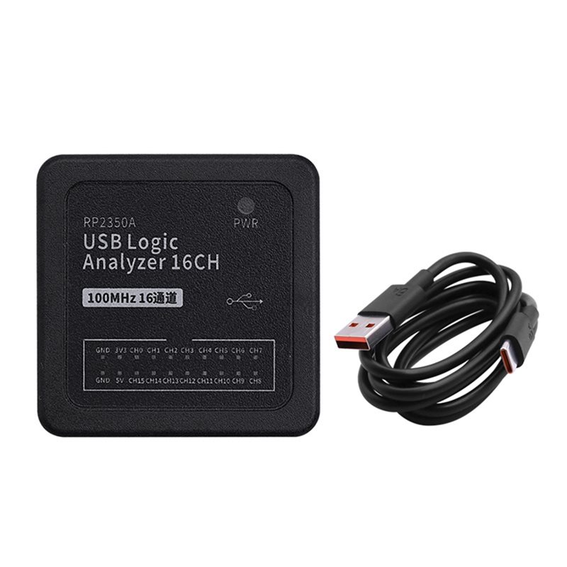 Logic Analyzer Usb - AAAF RP2350A Mikrodenetleyici 16CH USB-C USB