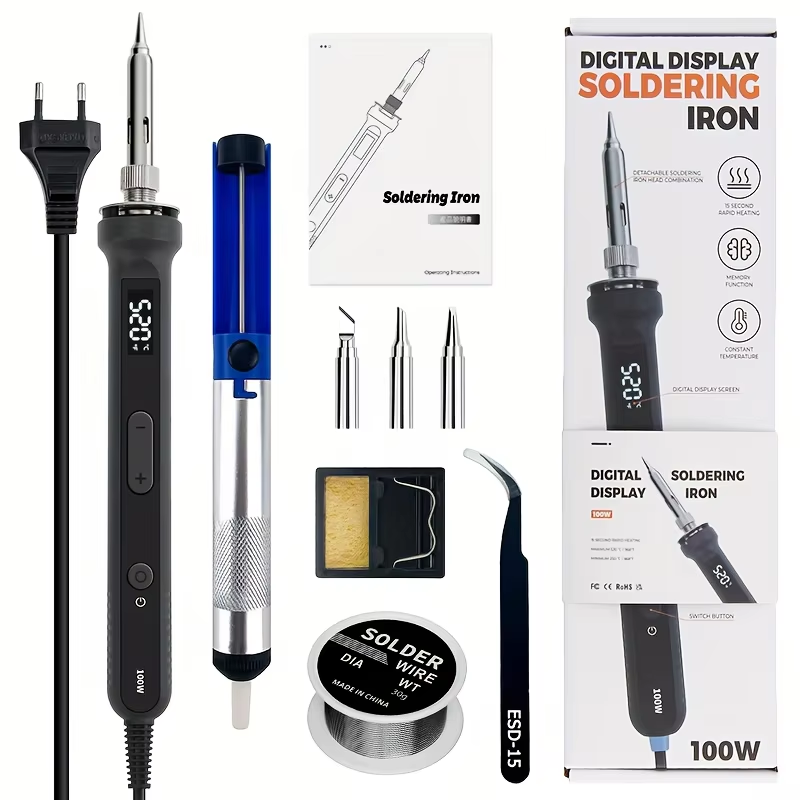 Diy Electronics For Home - 100W Dijital Havya Kiti, Ayarlanabilir Sıcaklıklı