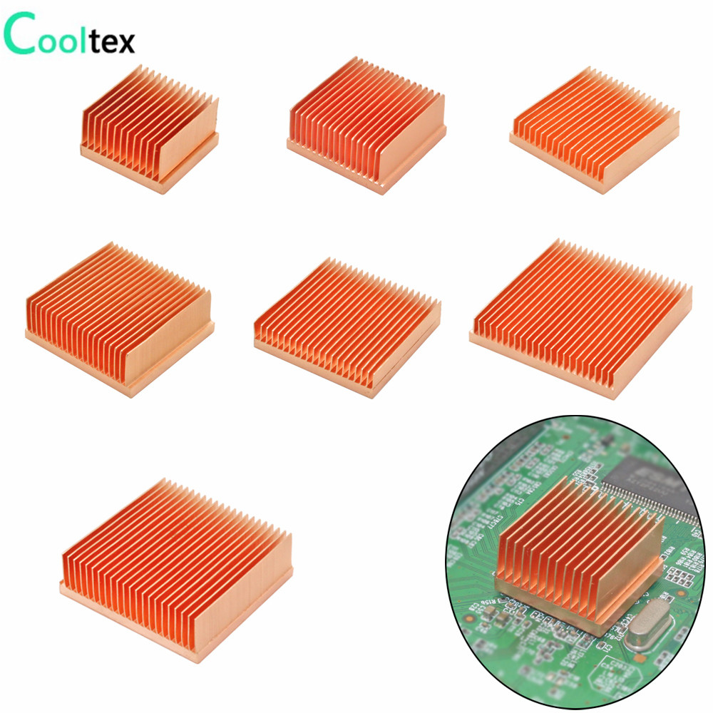 Diy Electronics For Home - DIY Saf Bakır Soğutucu Skiving Fin