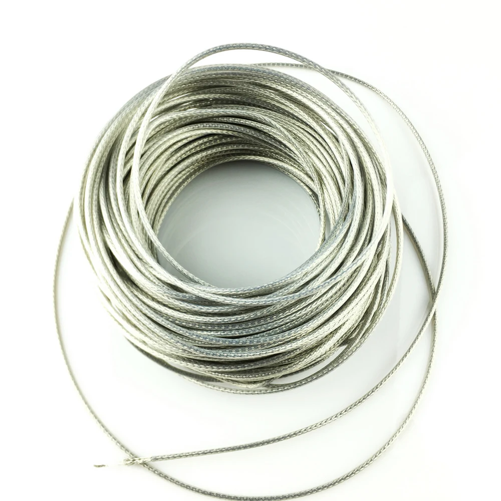 Diy Electric Guitar Electronics - PTFE Oksijensiz Bakır Gümüş Örgülü Korumalı