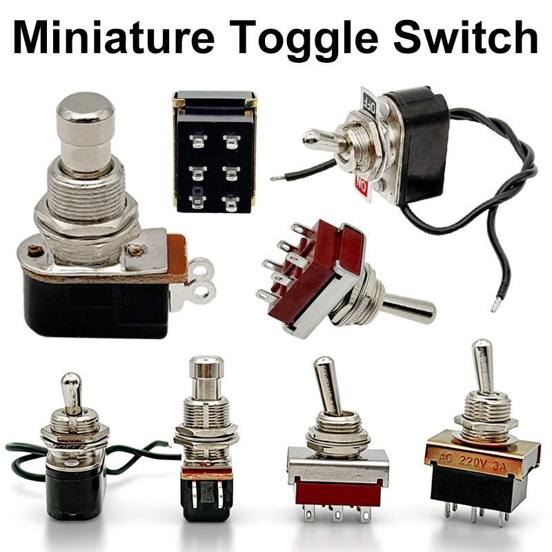 Diy Electric Guitar Electronics - SPST Geçiş Anahtarı 12mm Kesme Delikli