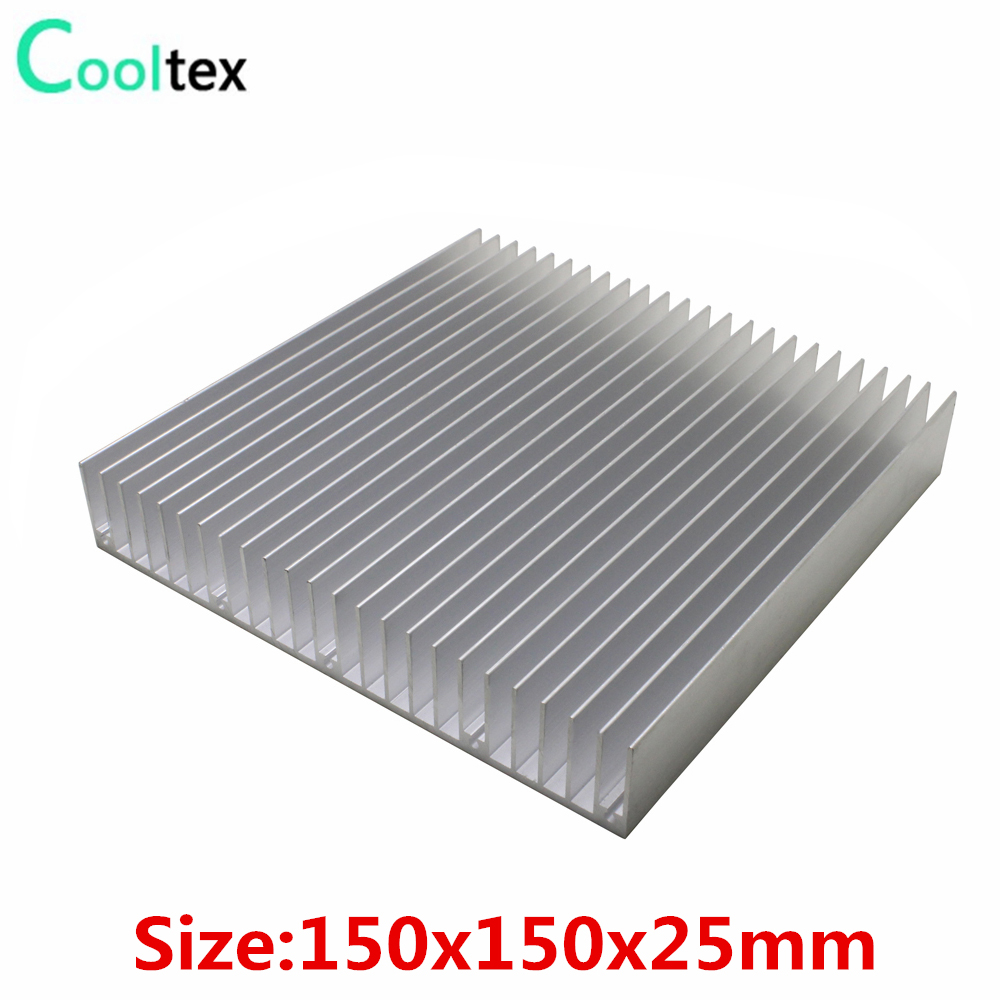 Diy Electronics For Home - 150x150x25mm DIY için Alüminyum Soğutucu Isı