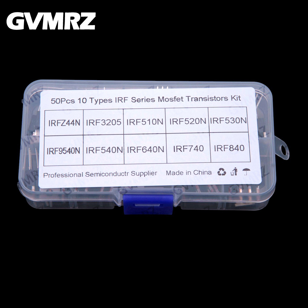 10 Değer ​ ​ 50 adet IRFZ44 IR - Mosfet Transistor Set incelemesi ve fiyatı