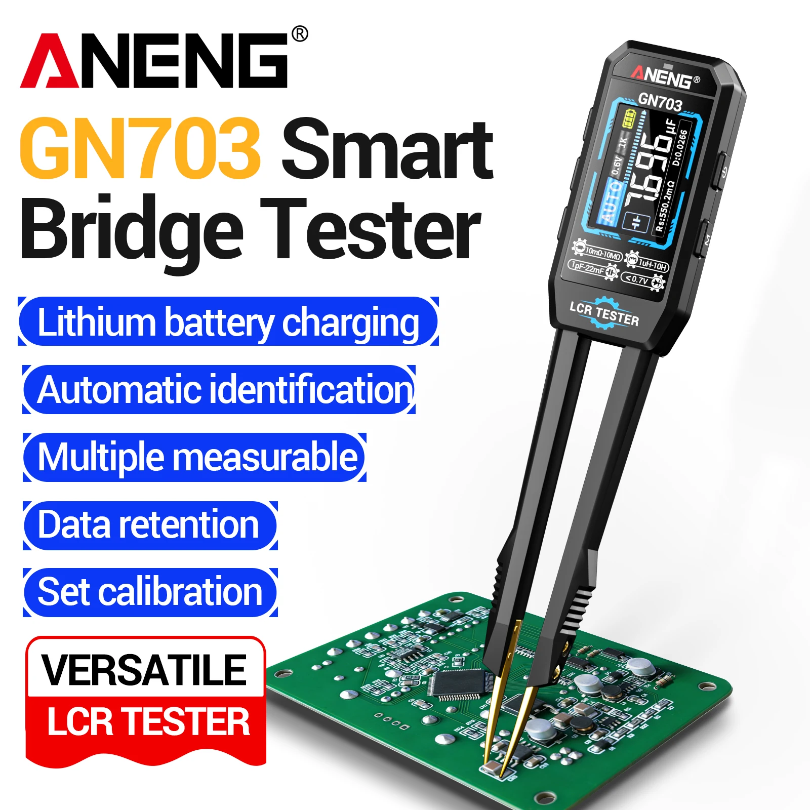 ANENG GN703 USB Şarj Edilebili - Logic Analyzer Usb incelemesi ve fiyatı