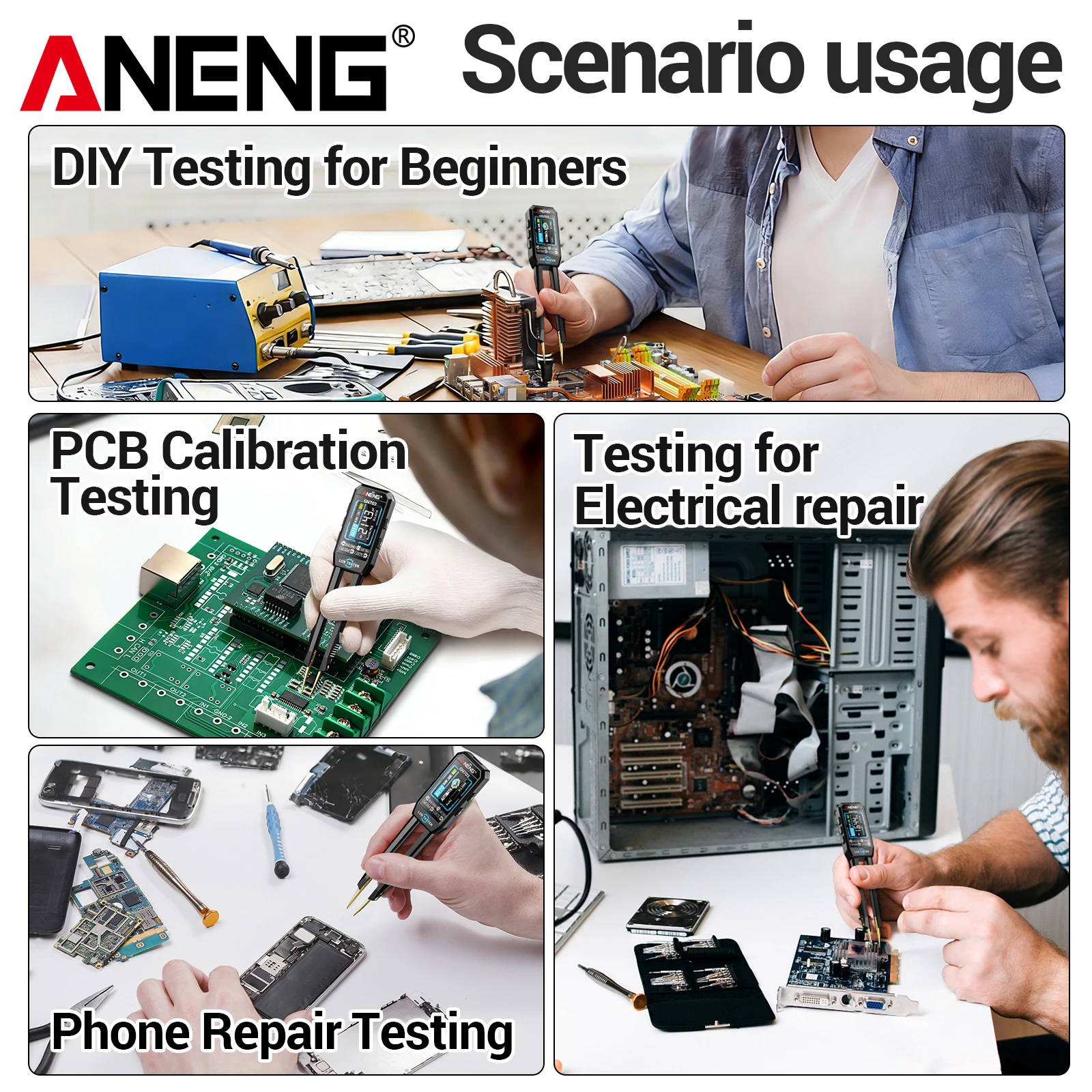 ANENG GN703 USB Şarj Edilebili - Logic Analyzer Usb incelemesi ve fiyatı