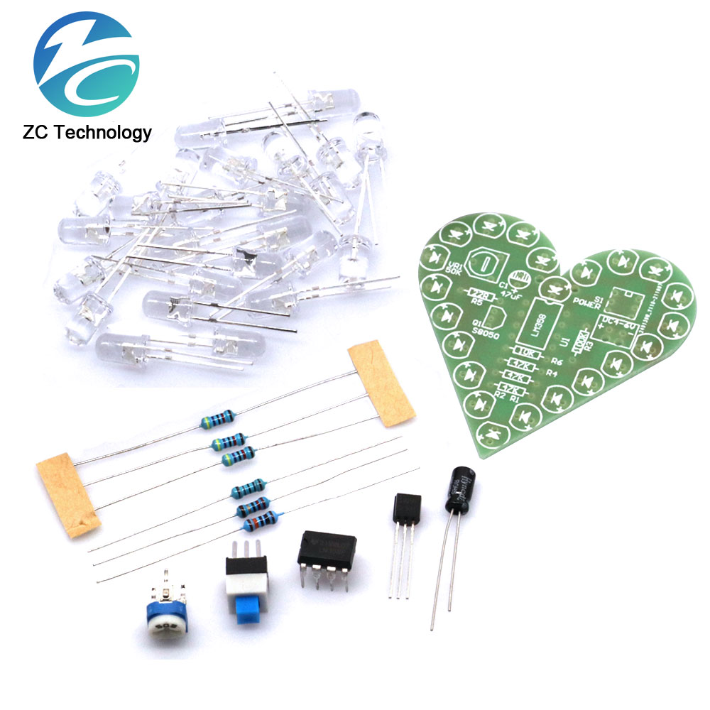 Dy Kit kalp şekli solunum lamb - Diy Electronics Learning Kit incelemesi ve fiyatı