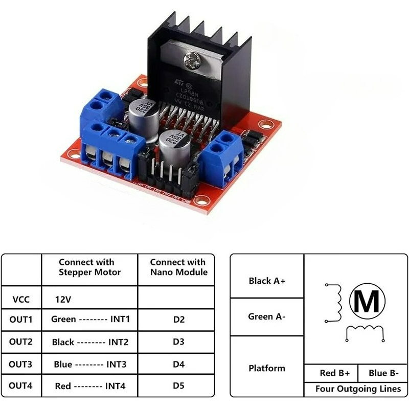 1-5 adet L298N sürücü panosu m - L298N Motor Driver incelemesi ve fiyatı