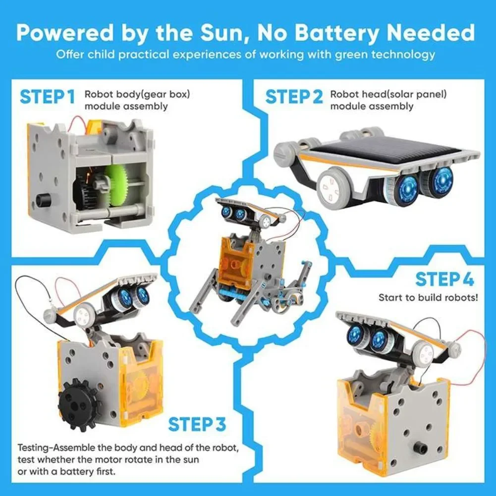 13 in 1 Güneş Enerjili Robot B - Diy Electronics For Home incelemesi ve fiyatı